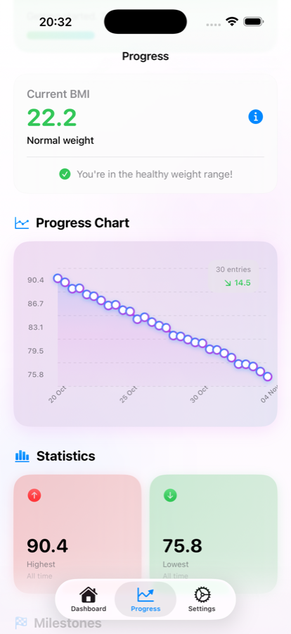 Weightnote screenshot 4